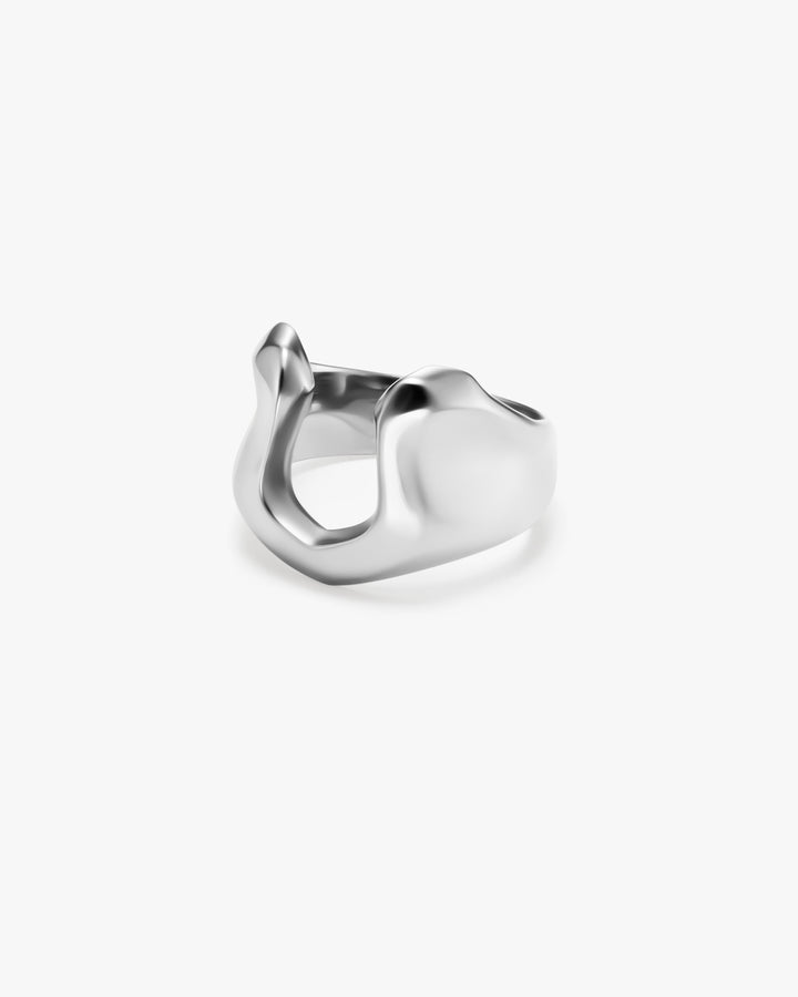 316L horseshoe ring #R25