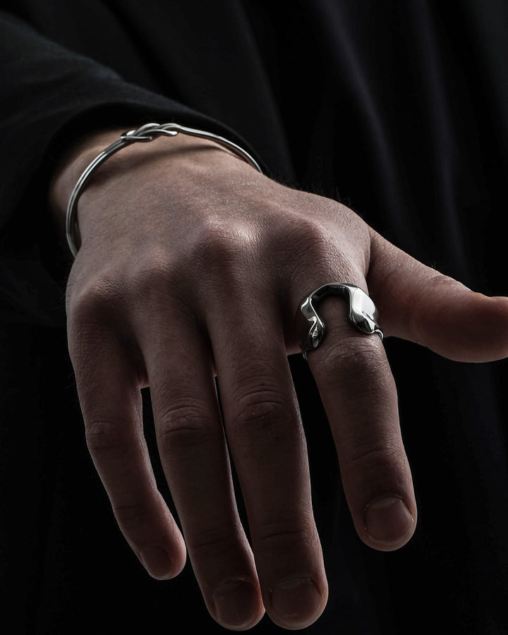 316L horseshoe ring #R25