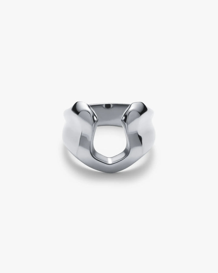 316L horseshoe ring #R25
