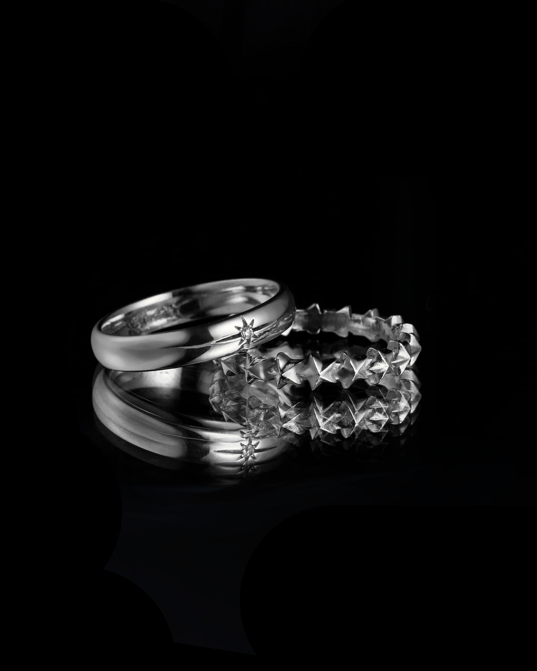 316L star ring #R29