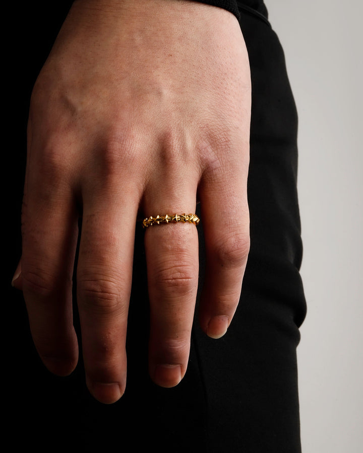 316L star ring #R29