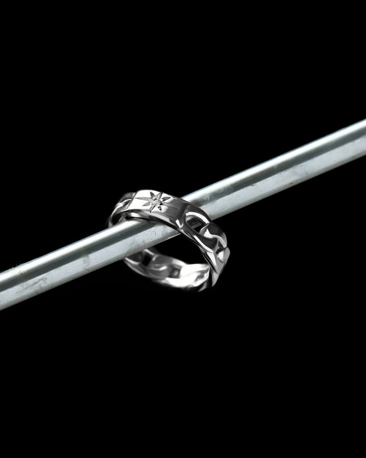 316L sun chain ring #R32