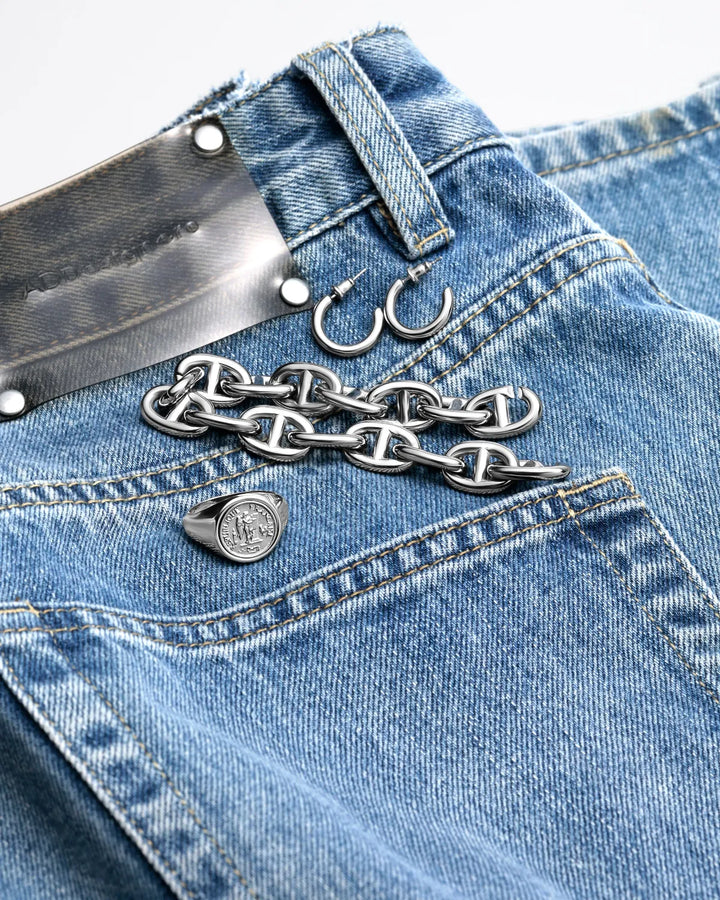 316L coin ring #R34