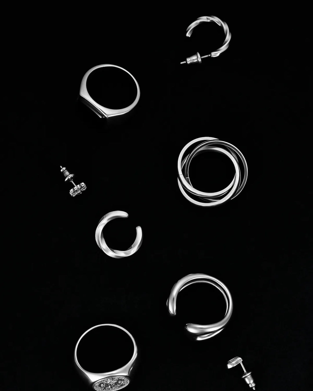 316L triple ring #R36