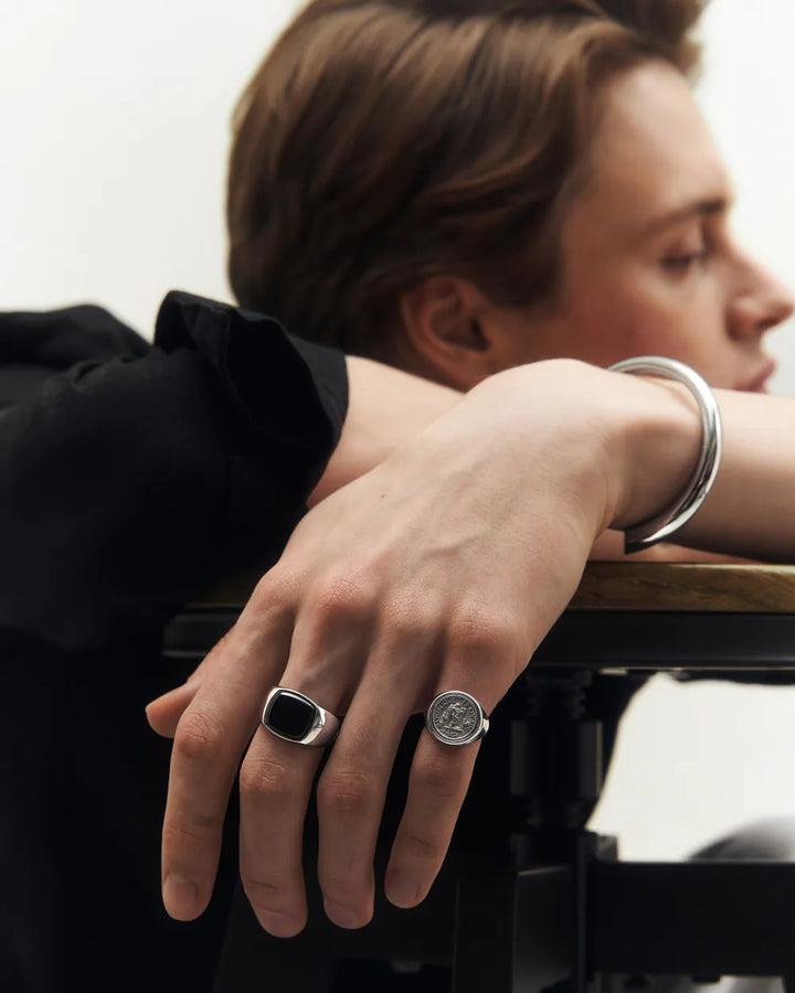 316L open cuff bangle #B54