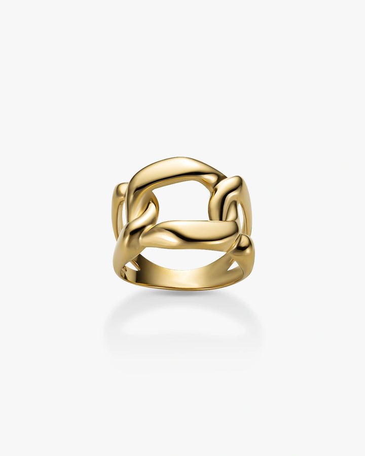 316L cut chain ring #R55