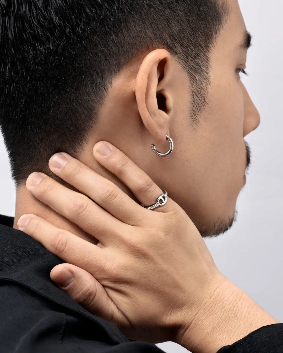 316L hoop pierce #P07