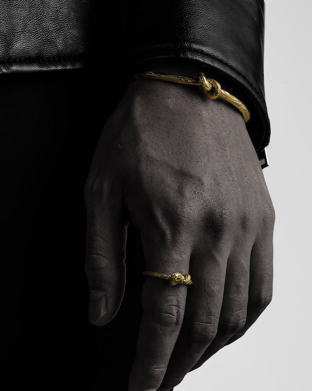 316L hawaiian knot ring  #R37