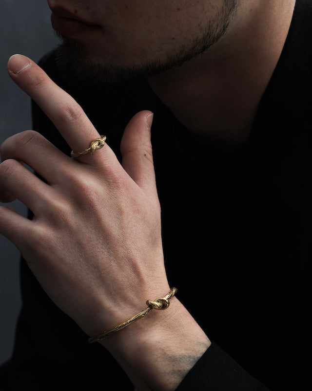 316L hawaiian knot ring  #R37