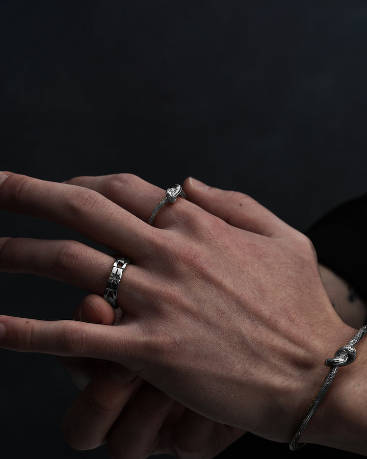 316L hawaiian knot ring  #R37