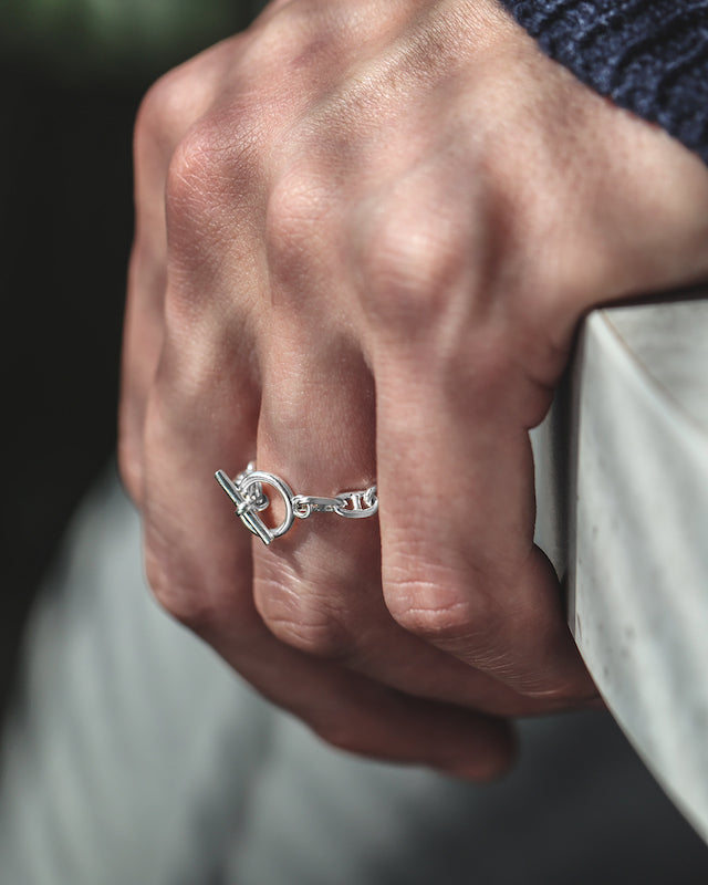 s925 anchor ring #R38