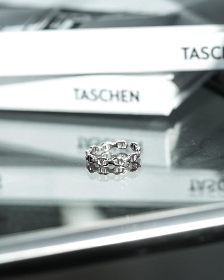 316L anchor pinky  ring #R39