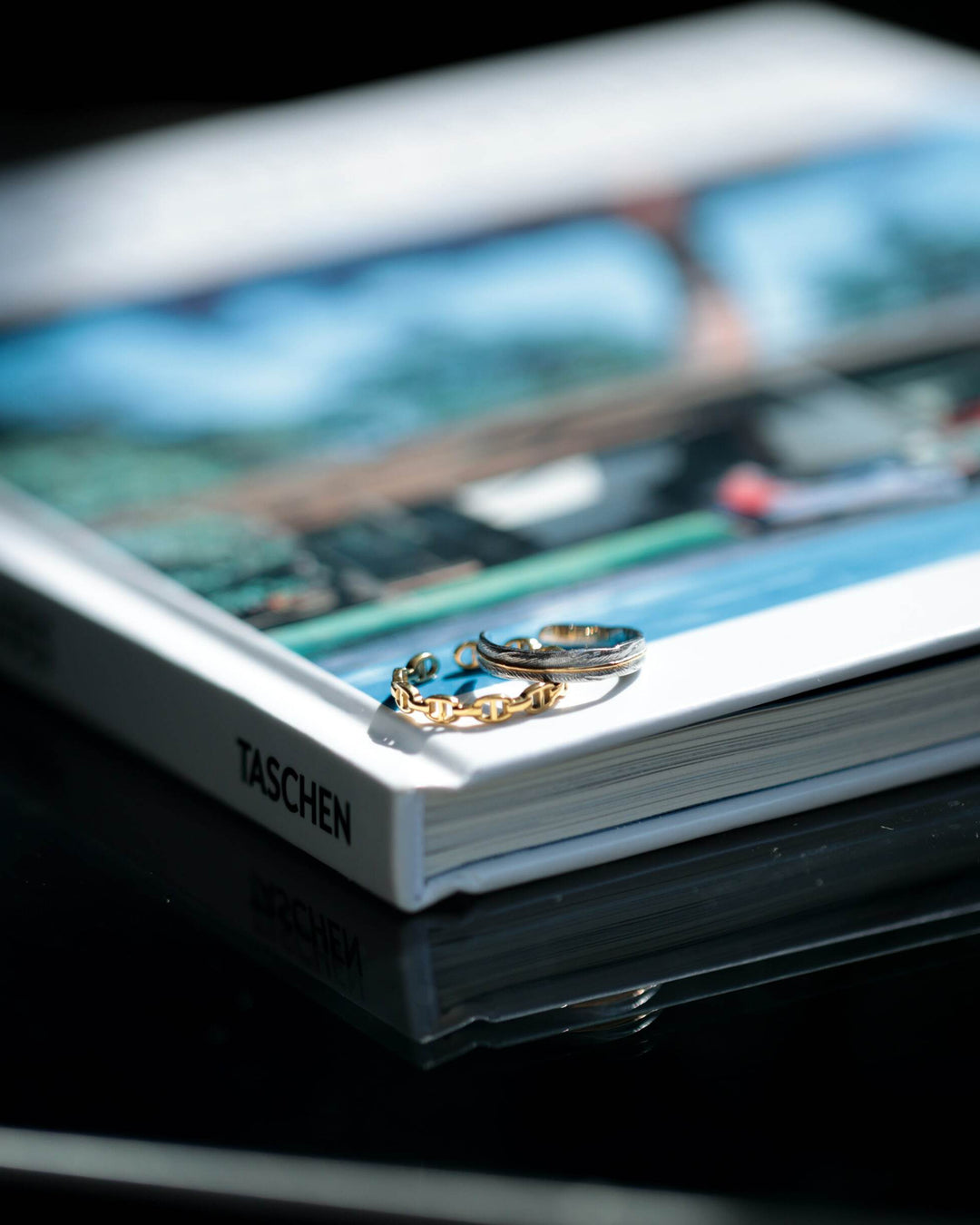 316L anchor pinky  ring #R39