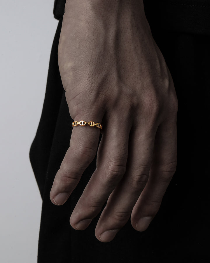 316L anchor pinky  ring #R39