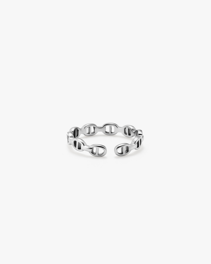316L anchor pinky  ring #R39
