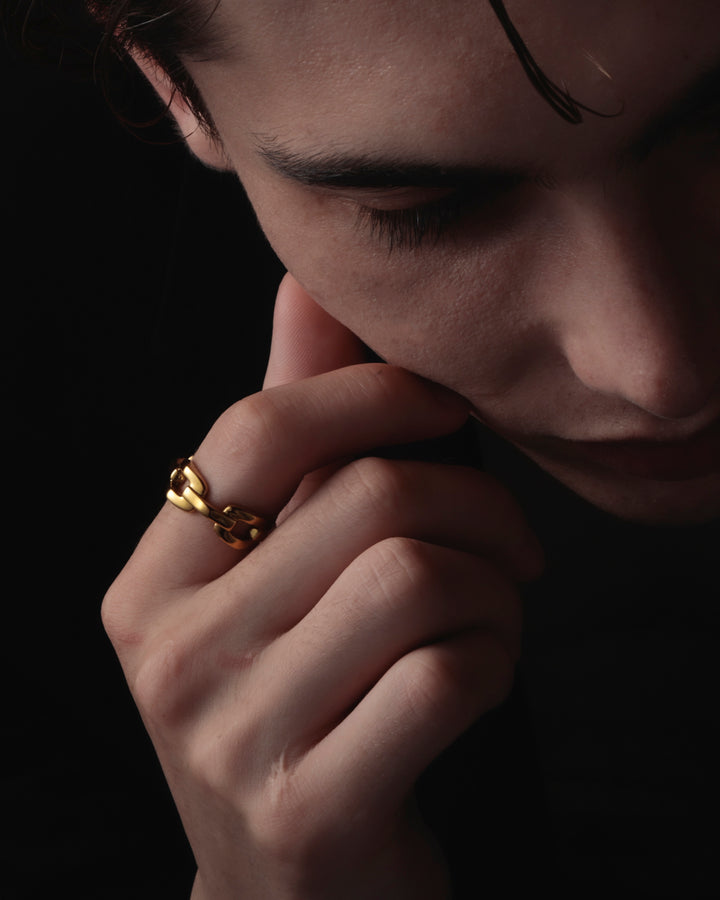 316L chain ring #R41