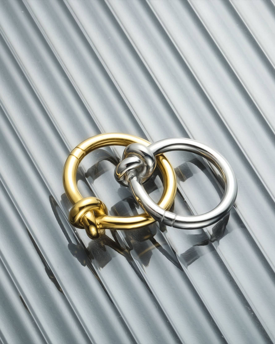 316L knot ring #R42