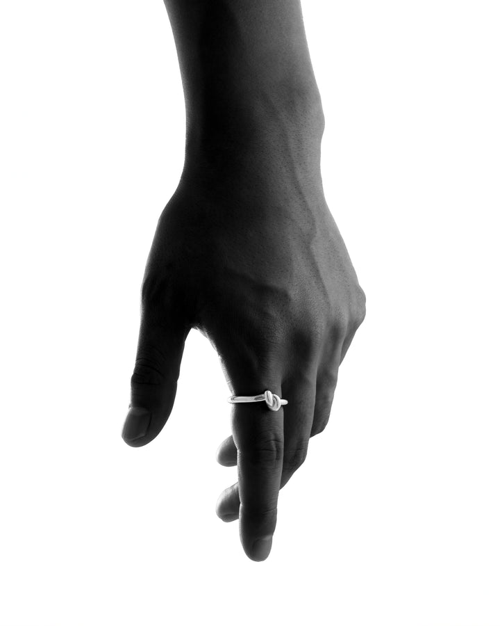 316L knot ring #R42