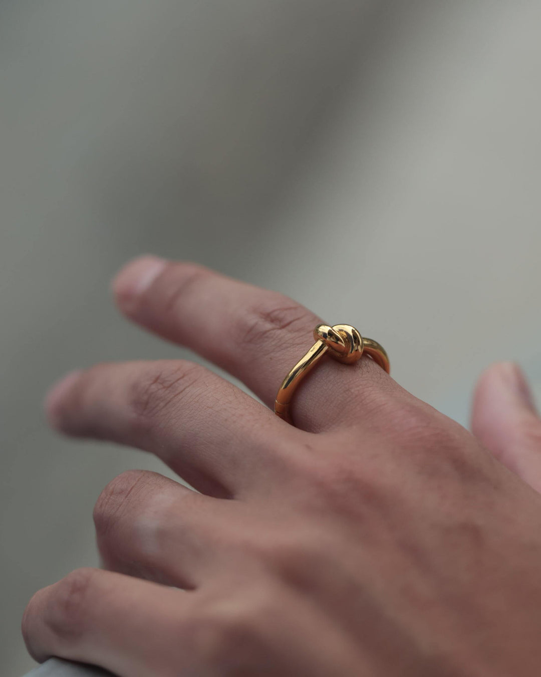 316L knot ring #R42