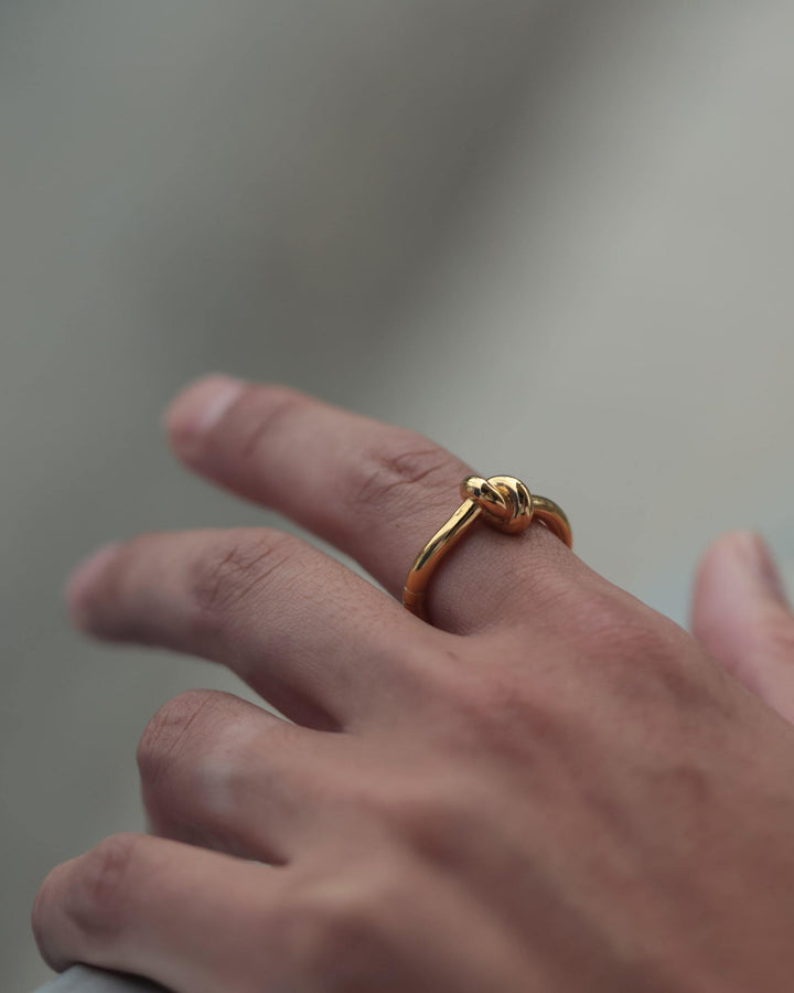 316L knot ring #R42