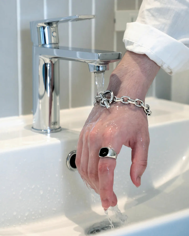 316L cut chain bracelet #B51