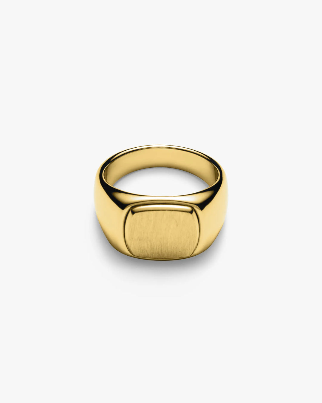 316L square signet ring #R47