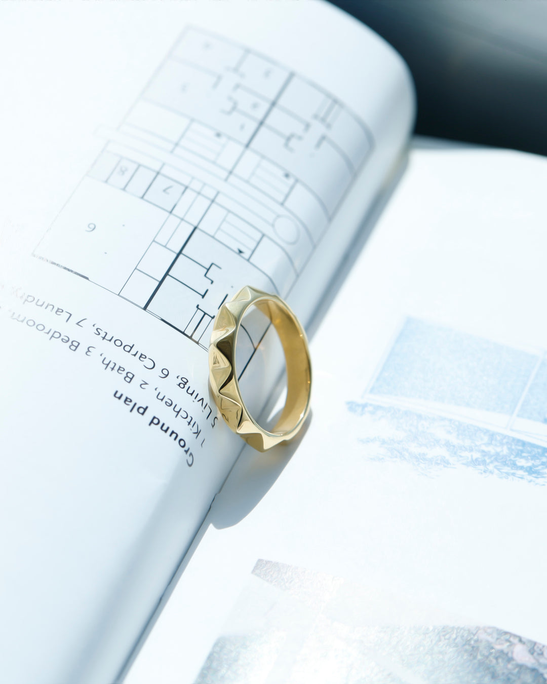 316L studs ring #R49