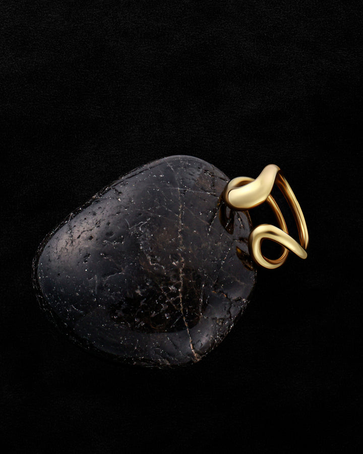 316L curve ring  #R51