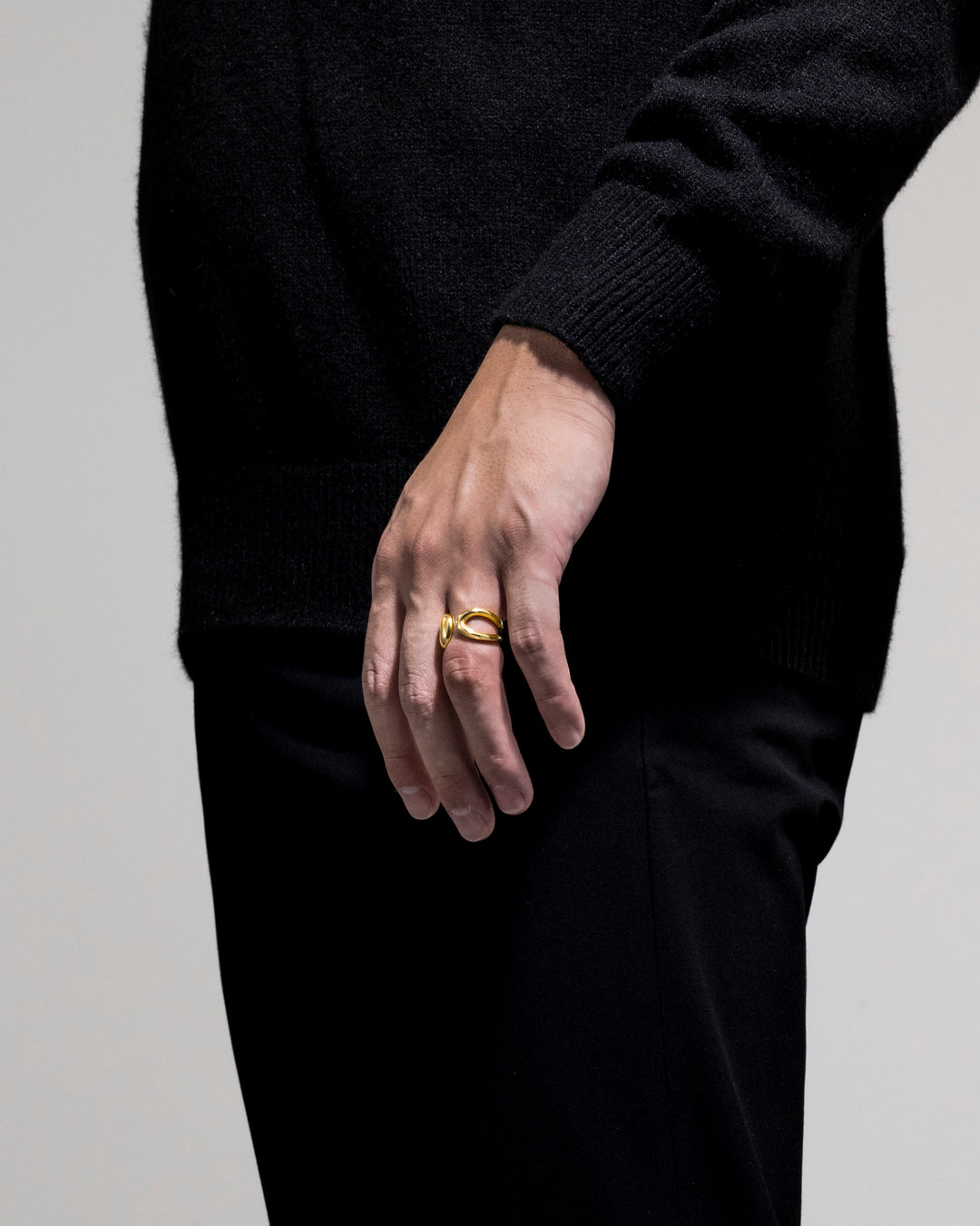 316L curve ring  #R51