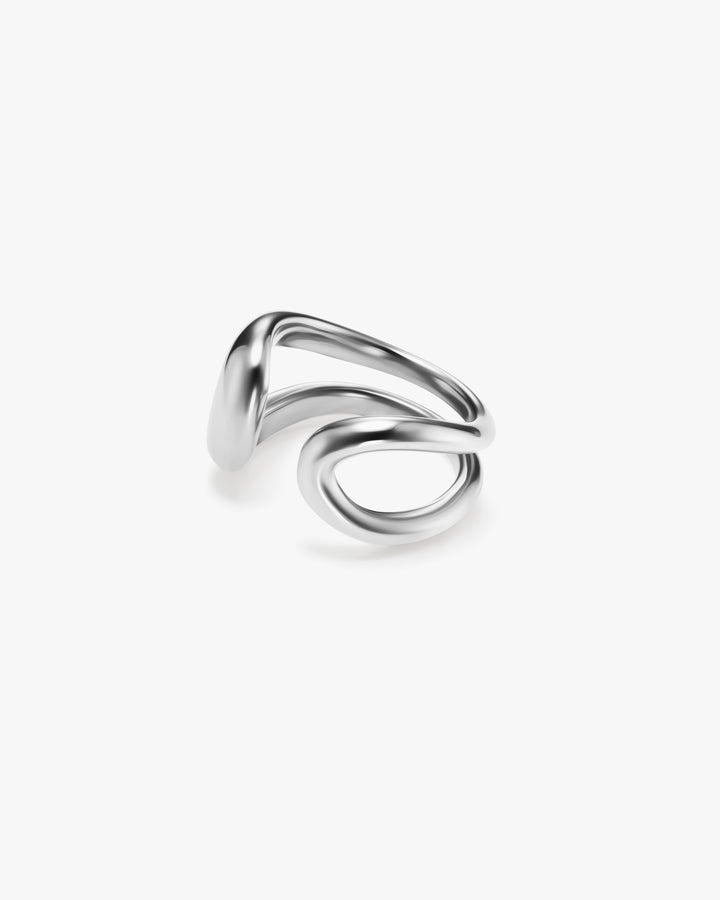 316L curve ring  #R51