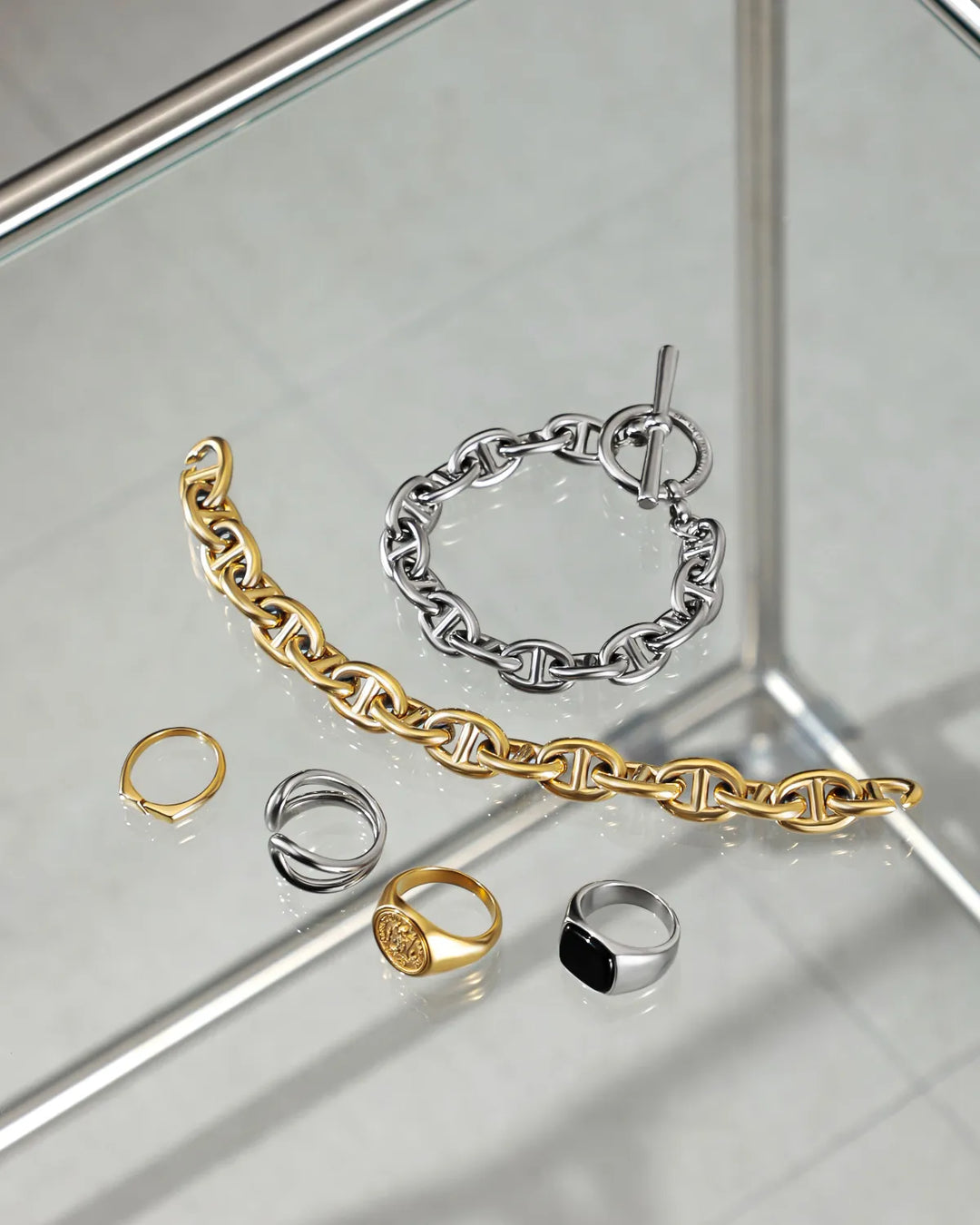316L anchor bracelet (10mm ) #B34