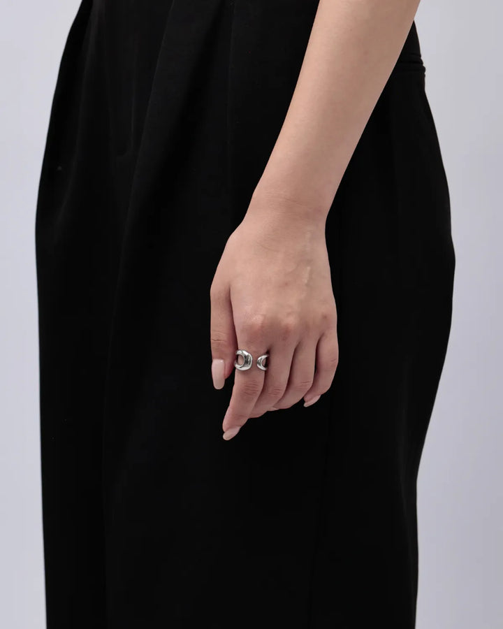 316L curve ring  #R51