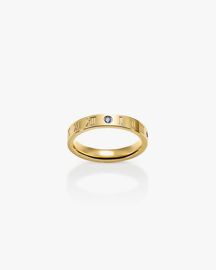 316L roman ring #R54