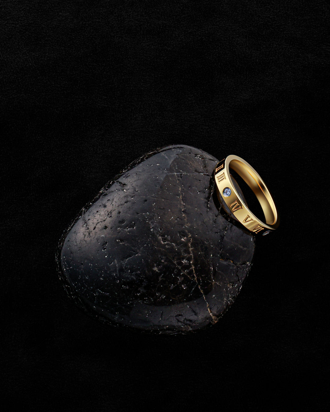 316L roman ring #R54