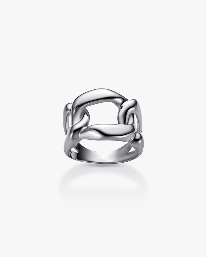 316L cut chain ring #R55