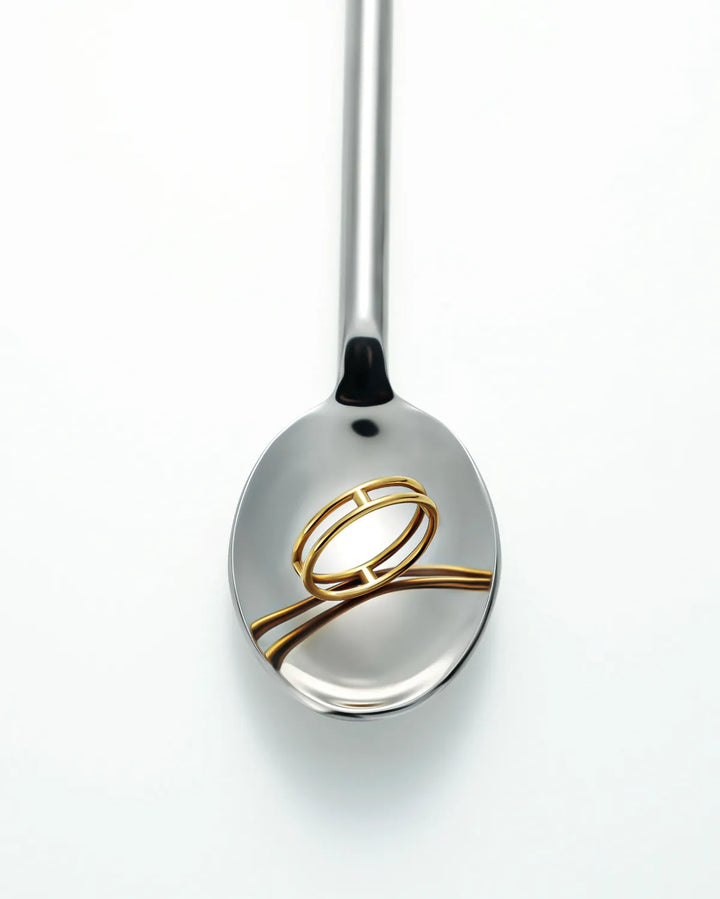 316L slim h ring #R60