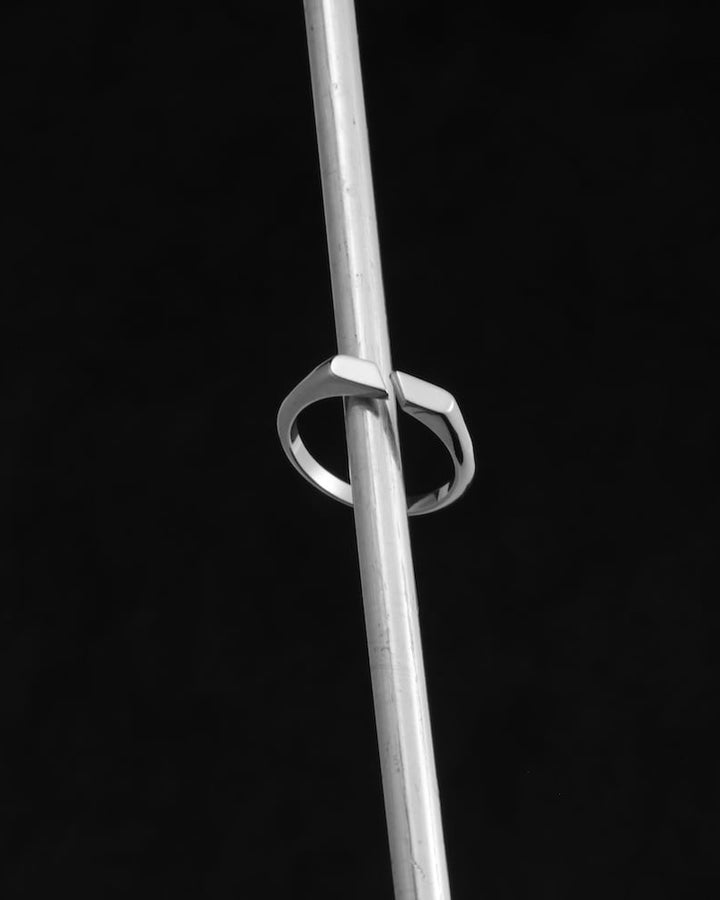 316L open frame ring #R61
