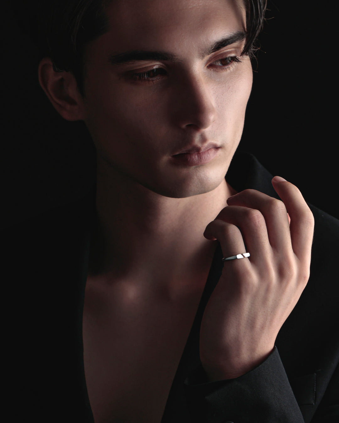 316L open frame ring #R61