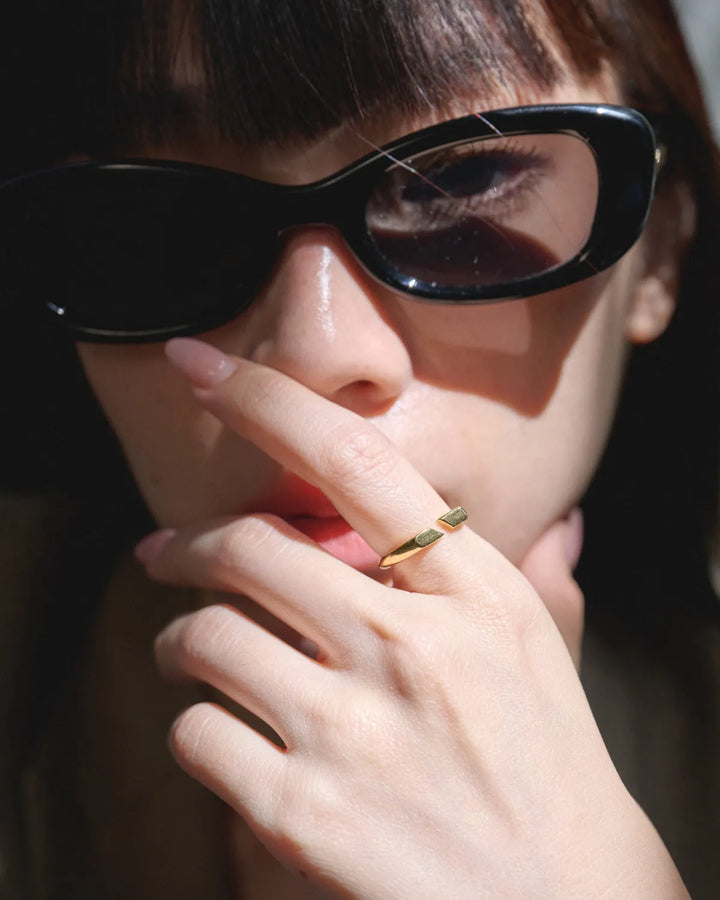 316L open frame ring #R61