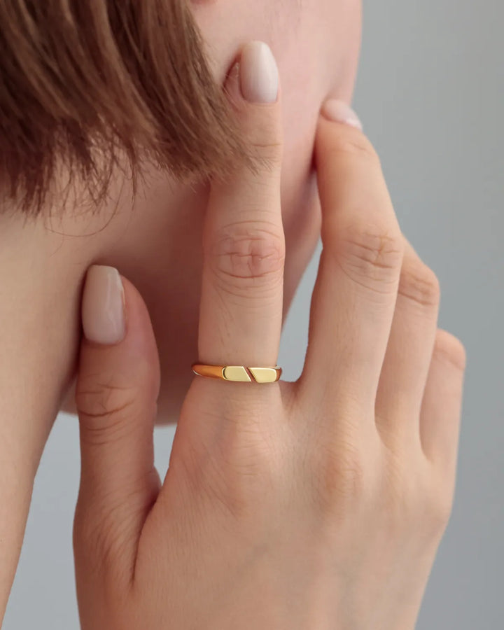316L open frame ring #R61