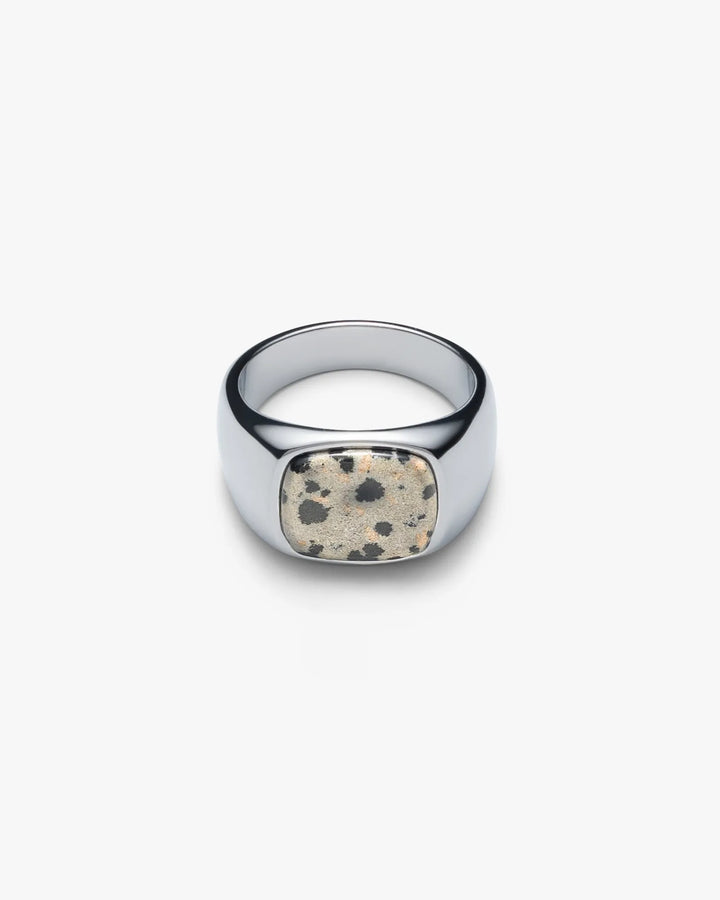 316L Jasper signet ring #R63