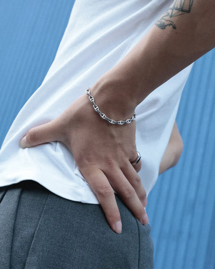 316L anchor bracelet (5mm) #B66