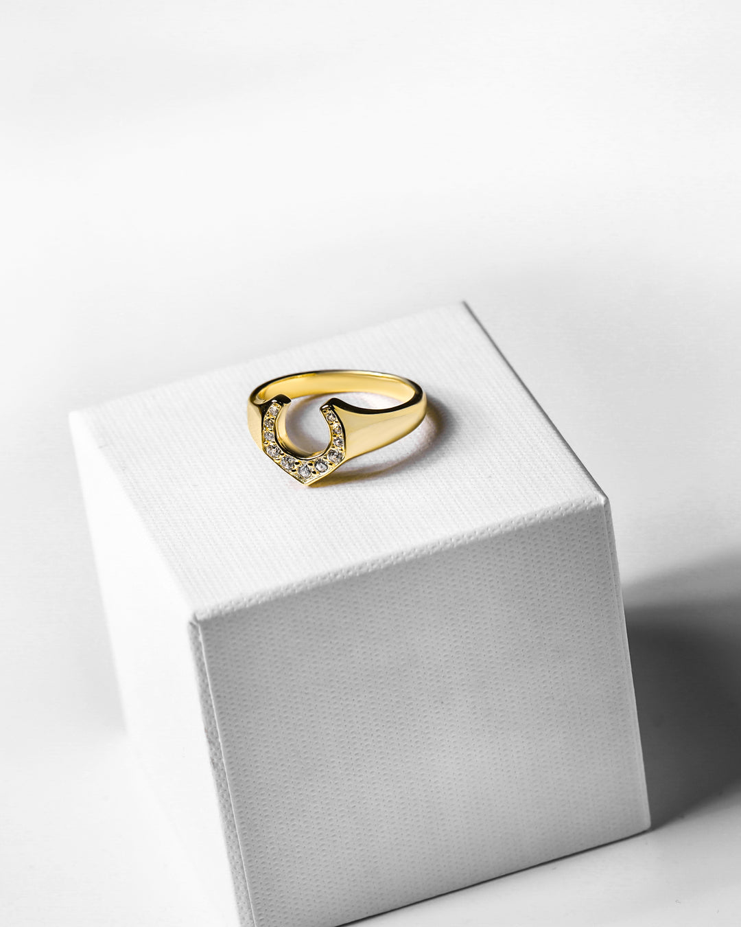 s925 horseshoe ring #R14