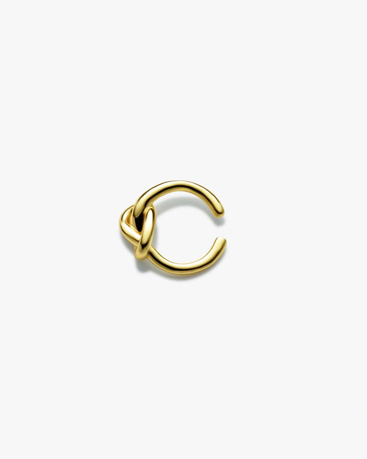 s925 knot earcuff #P13